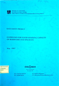 Image of Dam Safety Project: Guidelines for Flood Handling Capacity of Reservoirs and Spillways