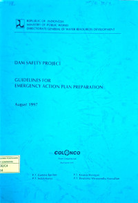 Image of Dam Safety Project: Guidelines for Emergency Action Plan Preparation