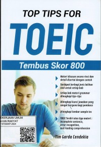 Image of Top Tips For TOEIC : Tembus Skor 800