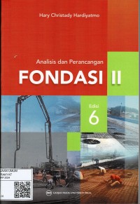 Image of Analisis dan Perancangan Fondasi II