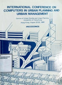 Image of International Conference on Computers in Urban Planning and Urban Management: Proceedings
