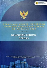 Image of Peraturan Menteri Pekerjaan Umum dan Perumahan Rakyat No. 10 Tahun 2023 tentang Bangunan Gedung Cerdas