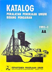 Image of Katalog Peralatan Pekerjaan Umum Bidang Pengairan