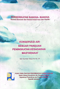 Image of Konservasi Air: Sebuah Panduan Peningkatan Kesadaran Masyarakat