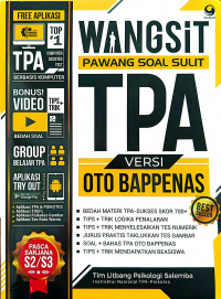 Image of Wangsit Pawang Soal Sulit TPA Versi OTO BAPPENAS