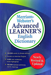 Image of Merriam-Webster's Advanced Learner's English Dictionary