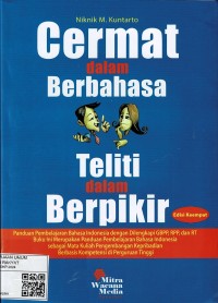 Image of Cermat dalam Berbahasa Teliti dalam Berpikir