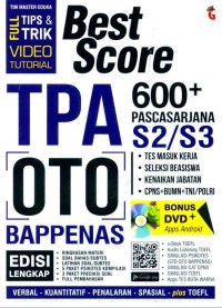 Image of Best Score 600+ TPA OTO Bappenas