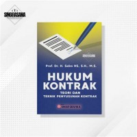 Image of Hukum Kontrak: Teori Dan Teknik Penyusunan Kontrak