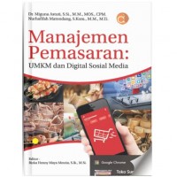 Image of Manajemen Pemasaran : UMKM dan Digital Sosial Media