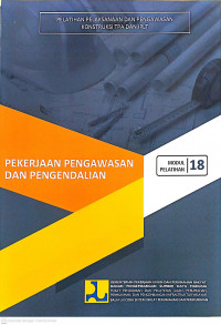 Image of Modul 18 Pekerjaan Pengawasan dan Pengendalian