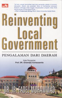 Image of Reinventing Local Goverment: Pengalaman dari Daerah