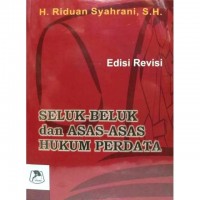 Image of Seluk-Beluk dan Asas-Asas Hukum Perdata