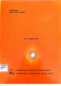 Image of Spesifikasi Penguatan Tebing