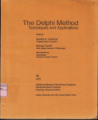 Image of The Delphi Method : Techniques and Applications