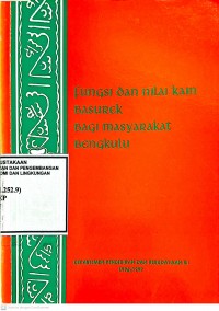 Image of Fungsi dan Nilai Kain Basurek bagi Masyarakat Bengkulu