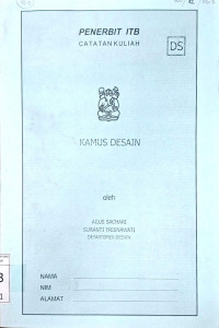 Image of Catatan Kuliah: Kamus Desain