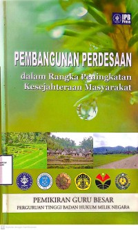 Image of Pembangunan Perdesaan dalam Rangka Peningkatan Kesejahteraan Masyarakat