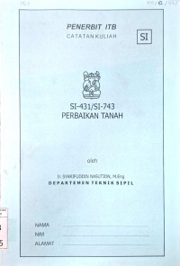 Image of Catatan Kuliah: Perbaikan Tanah