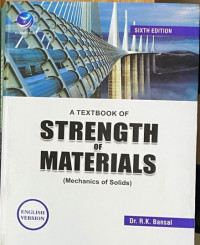 Image of A Textbook of Strength of Materials (Mechanics of Solids)