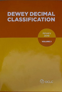 Image of Dewey Decimal Classification : Volume 3
